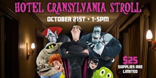 Celebrate Hotel Cransylvania in Downtown Cranford by getting your ticket for the Hotel Cransylvania Stroll! 