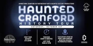 The Haunted Cranford History Tour will take place on 10/1/2022 from 6:30-9:00 pm