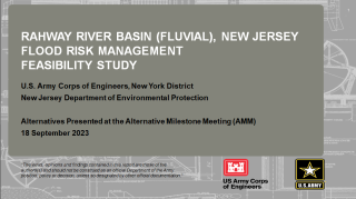 RAHWAY RIVER BASIN (fluvial), NEW JERSEY Flood Risk Management feasibility study