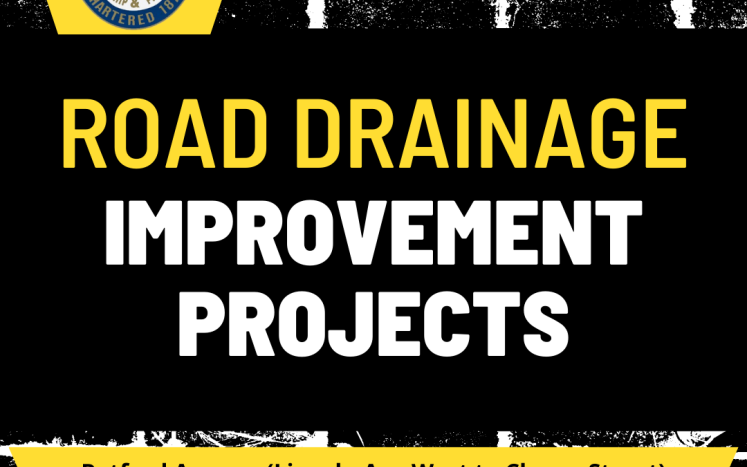 Road Drainage Improvement Projects: Retford Ave., Nomahegan Road, and Nomahegan Court information