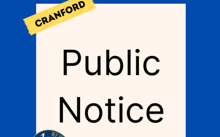 this post is a cranford twp public notice