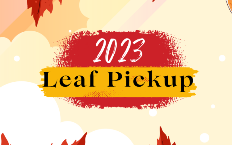 the 2023 leaf pickup schedule is now live.